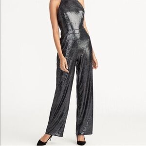 Rachel Roy Black Glitter Jumpsuit